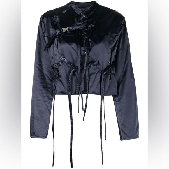 Ottolinger petrol-effect cropped jacket - Picture 1 of 5